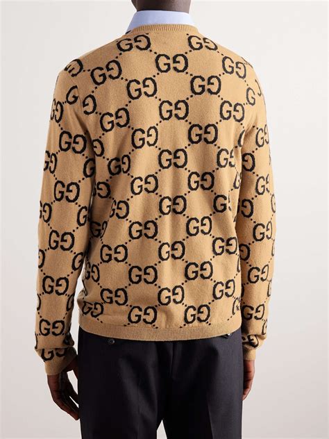 Gucci jacquard wool sweater